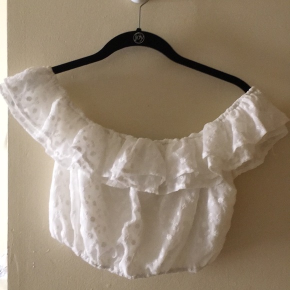 Forever 21 Tops - White cropped tube top